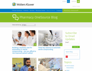 blog.pharmacyonesource.com screenshot