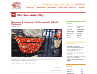 blog.pikeplacemarket.org screenshot