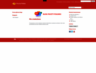 blog.poczta-polska.pl screenshot