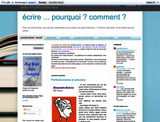 blog.pourquoijecris.fr screenshot