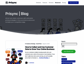 blog.prisync.com screenshot