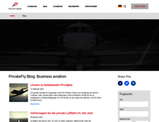 blog.privatefly.com.de screenshot
