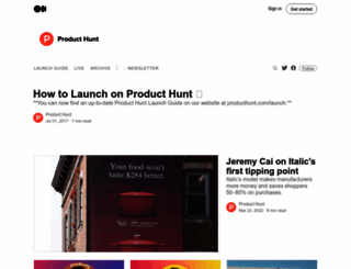 blog.producthunt.com screenshot