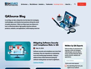 blog.qasource.com screenshot