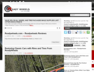 blog.readywheels.com screenshot