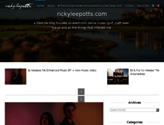 blog.rickyleepotts.com screenshot