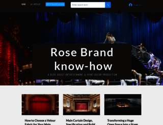 blog.rosebrand.com screenshot