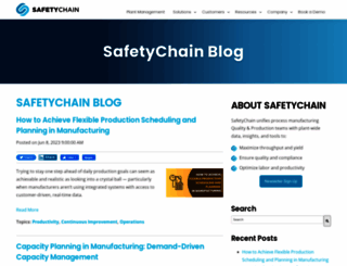 blog.safetychain.com screenshot