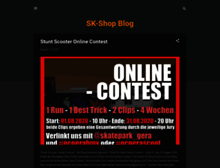 blog.scooter-kickboard.de screenshot
