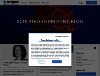 blog.sculpteo.com screenshot