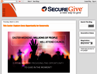 blog.securegive.com screenshot