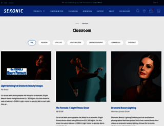 blog.sekonic.com screenshot