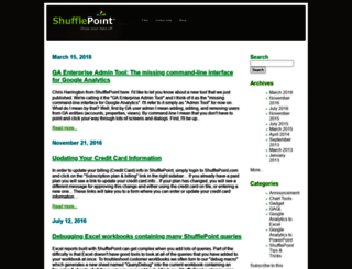 blog.shufflepoint.com screenshot