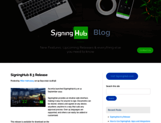 blog.signinghub.com screenshot