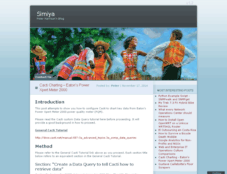 blog.simiya.com screenshot