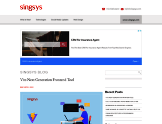 blog.singsys.com screenshot