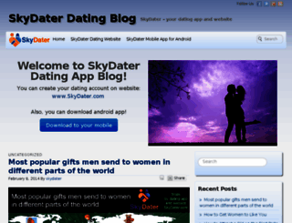 blog.skydater.com screenshot
