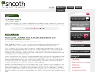 blog.snooth.com screenshot
