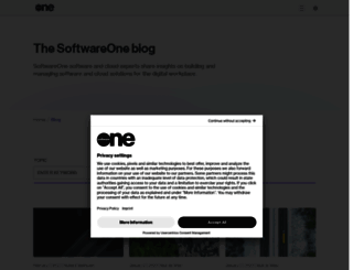 blog.softwareone.com screenshot
