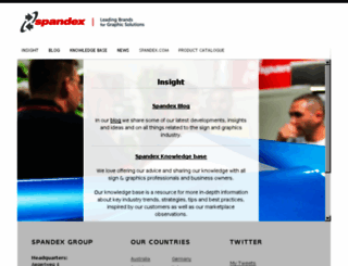 blog.spandex.com screenshot