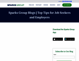 blog.sparksgroupinc.com screenshot