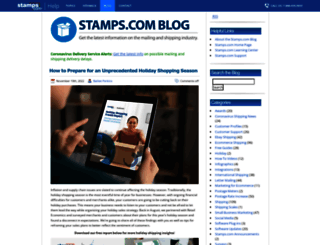 blog.stamps.com screenshot