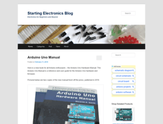 blog.startingelectronics.com screenshot