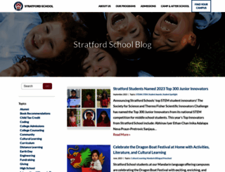 blog.stratfordschools.com screenshot