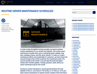 blog.strongvpn.org screenshot