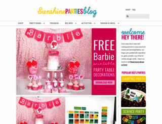 blog.sunshineparties.com screenshot