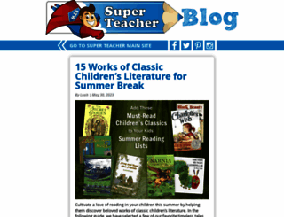 blog.superteacherworksheets.com screenshot