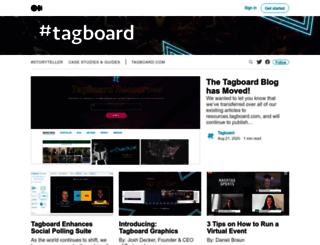 blog.tagboard.com screenshot