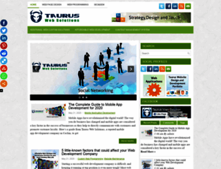 blog.tauruswebsolutions.com screenshot