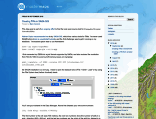 blog.thematicmapping.org screenshot