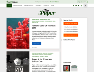 blog.thepapermillstore.com screenshot