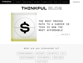 blog.thinkful.com screenshot