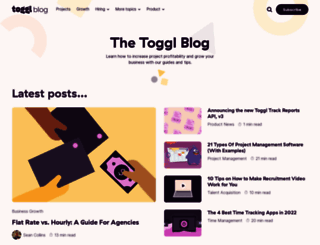 blog.toggl.com screenshot