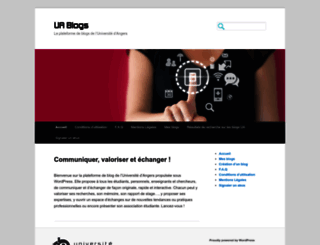 blog.univ-angers.fr screenshot