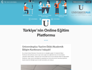 blog.universiteplus.com screenshot
