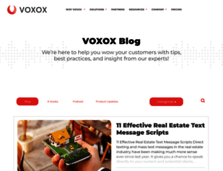 blog.voxox.com screenshot