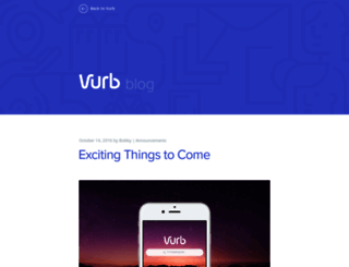 blog.vurb.com screenshot