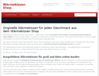 blog.waermekissen-shop.de screenshot