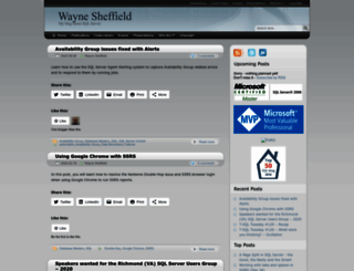 blog.waynesheffield.com screenshot