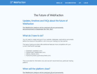 blog.webfaction.com screenshot
