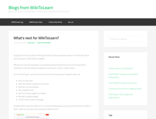 blog.wikitolearn.org screenshot