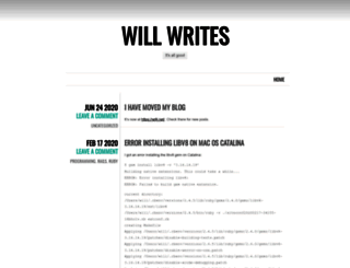 blog.willj.net screenshot