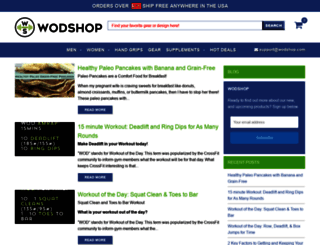 blog.wodshop.com screenshot