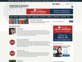 blog.writersdigest.com screenshot