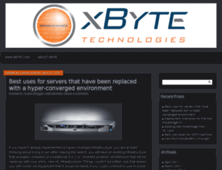 blog.xbyte.com screenshot
