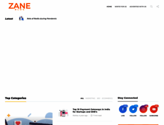blog.zane.marketing screenshot